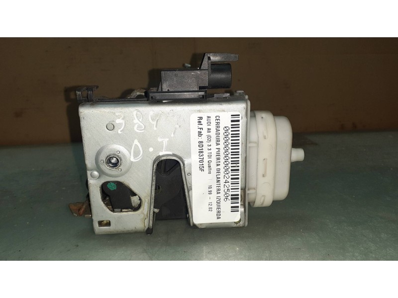 Recambio de cerradura puerta delantera izquierda para audi a8 (d2) 3.3 tdi quattro referencia OEM IAM 8D1837015F  ELECTRICA
