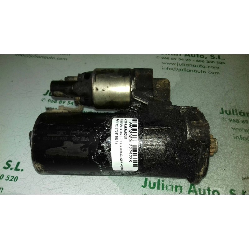 Recambio de motor arranque para volkswagen crafter caja cerrada caja cerrada 35 referencia OEM IAM 076911023A 0001125055 BOSCH