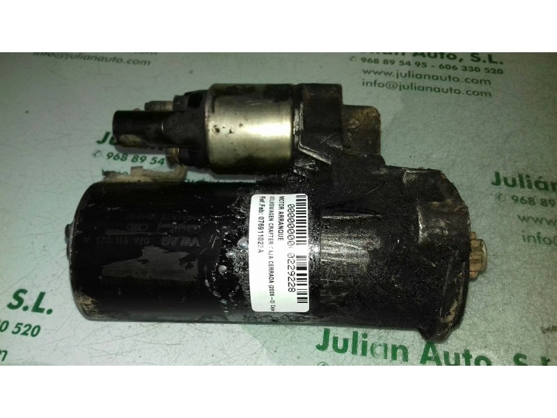 Recambio de motor arranque para volkswagen crafter caja cerrada caja cerrada 35 referencia OEM IAM 076911023A 0001125055 BOSCH