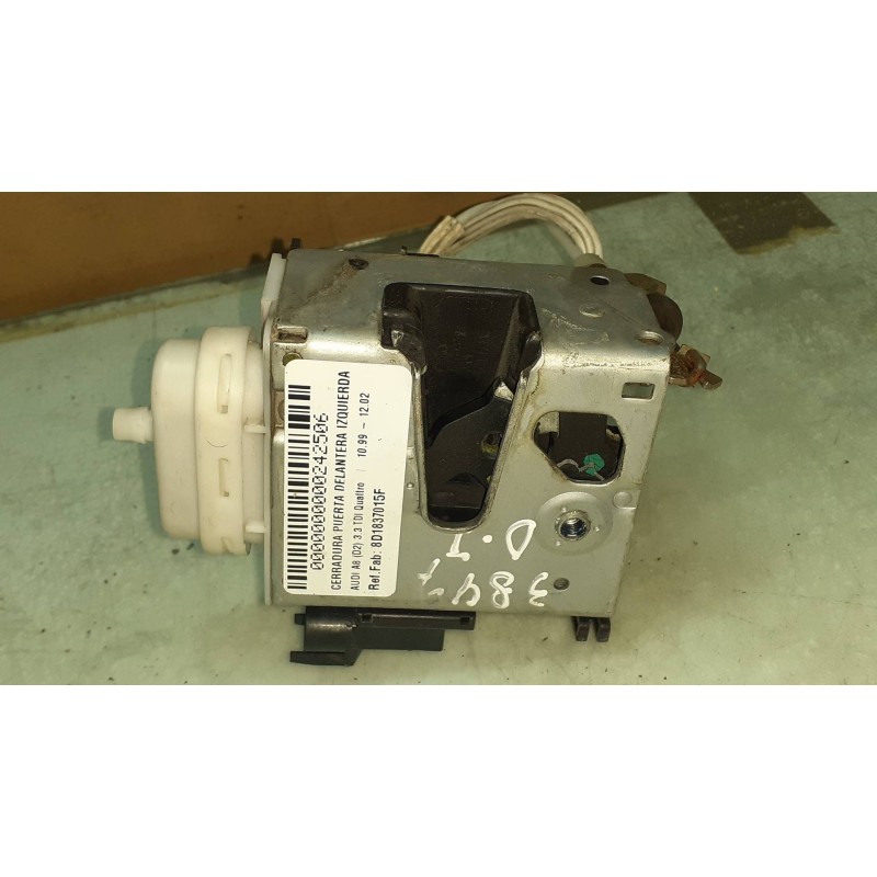 Recambio de cerradura puerta delantera izquierda para audi a8 (d2) 3.3 tdi quattro referencia OEM IAM 8D1837015F  ELECTRICA