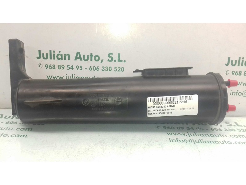Recambio de filtro carbono activo para seat ibiza sc (6j1) reference referencia OEM IAM 6Q0201801B 1EY BRAZIL