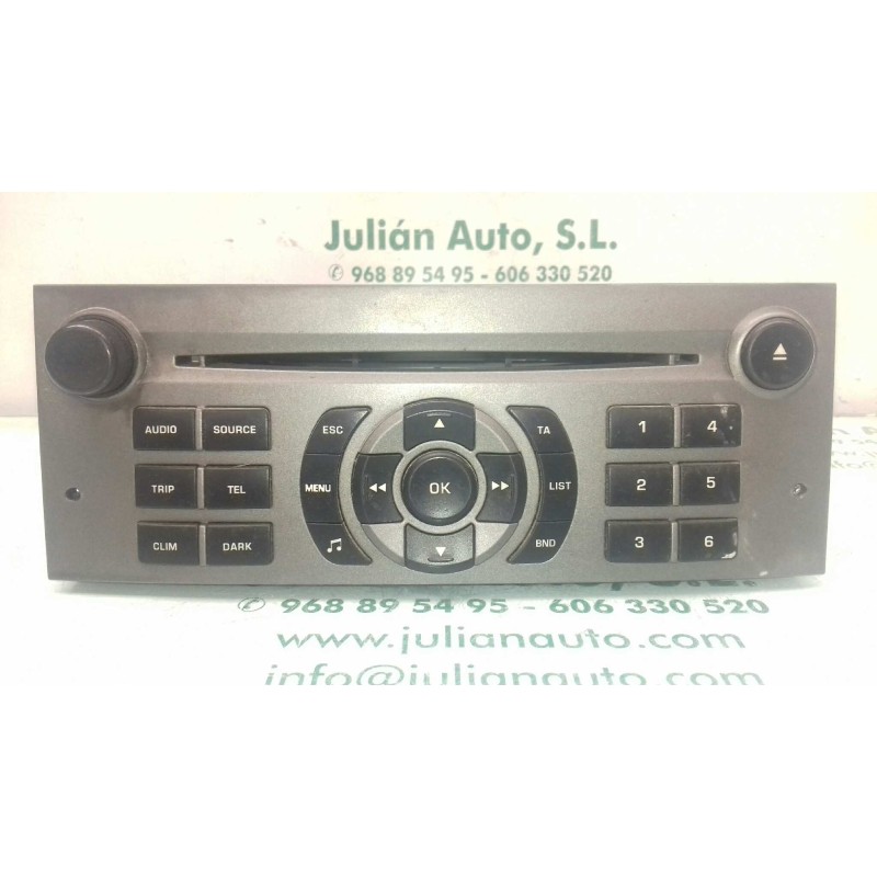 Recambio de sistema audio / radio cd para citroen c5 berlina lx (e) referencia OEM IAM 9659143077 765124392 BLAUPUNKT