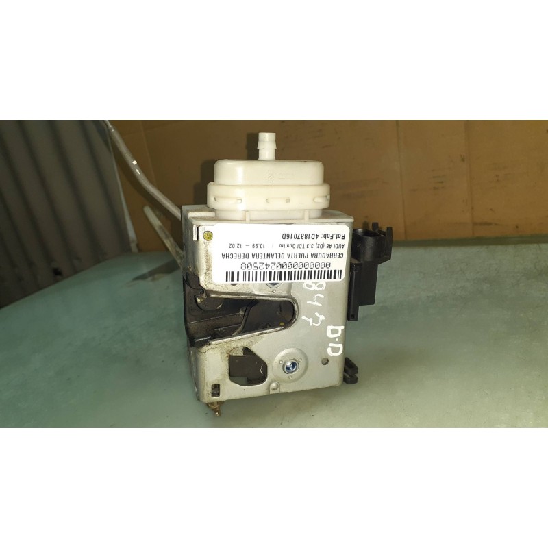 Recambio de cerradura puerta delantera derecha para audi a8 (d2) 3.3 tdi quattro referencia OEM IAM 4D1837016D  ELECTRICA