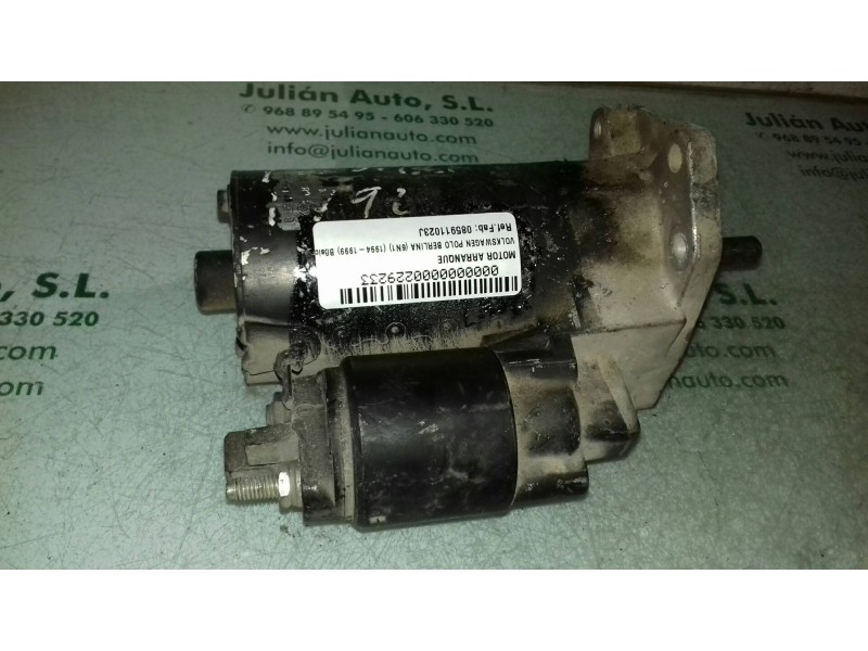 Recambio de motor arranque para volkswagen polo berlina (6n1) básico referencia OEM IAM 085911023J 0001112044 BOSCH