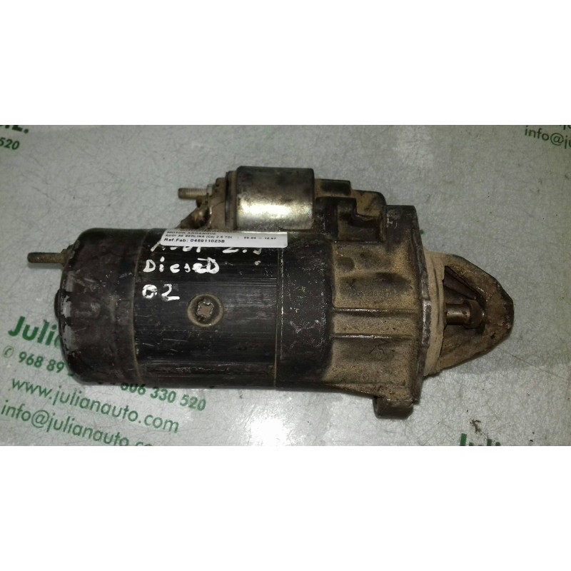 Recambio de motor arranque para audi a6 berlina (c4) 2.5 tdi referencia OEM IAM 046911023B 0001218115 BOSCH