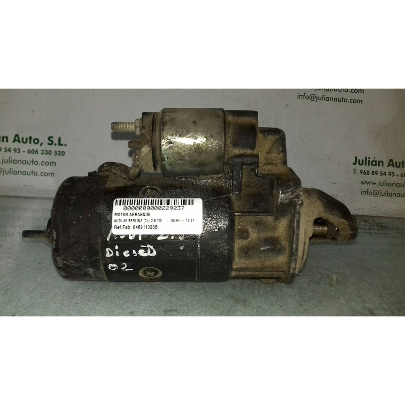 Recambio de motor arranque para audi a6 berlina (c4) 2.5 tdi referencia OEM IAM 046911023B 0001218115 BOSCH
