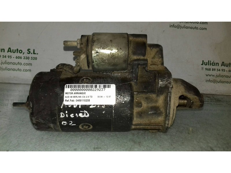 Recambio de motor arranque para audi a6 berlina (c4) 2.5 tdi referencia OEM IAM 046911023B 0001218115 BOSCH