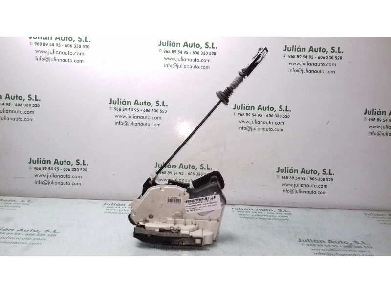 Recambio de cerradura puerta trasera izquierda para volkswagen polo (6r1) advance referencia OEM IAM 6R4839015 7 PINES ELECTRICA