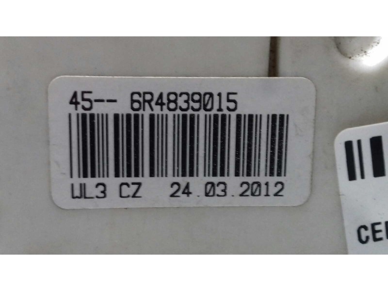 Recambio de cerradura puerta trasera izquierda para volkswagen polo (6r1) advance referencia OEM IAM 6R4839015 7 PINES ELECTRICA