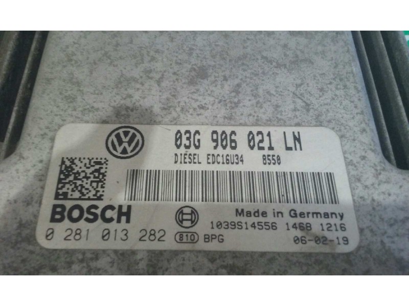 Recambio de centralita motor uce para seat toledo (5p2) exclusive referencia OEM IAM 03G906021LN 0281013282 KIT - BOSCH