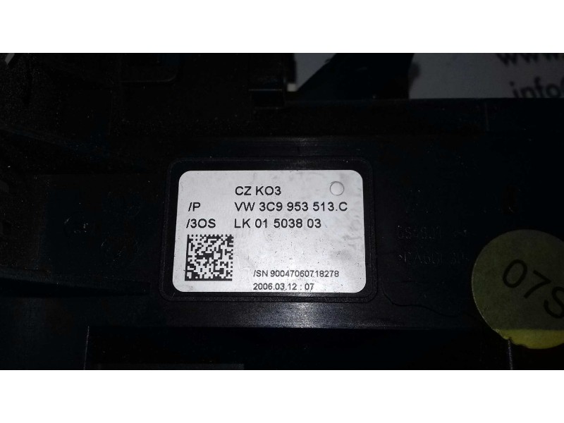 Recambio de mando luces para volkswagen passat variant (3c5) advance referencia OEM IAM 3C9953513C 3C9953507C 