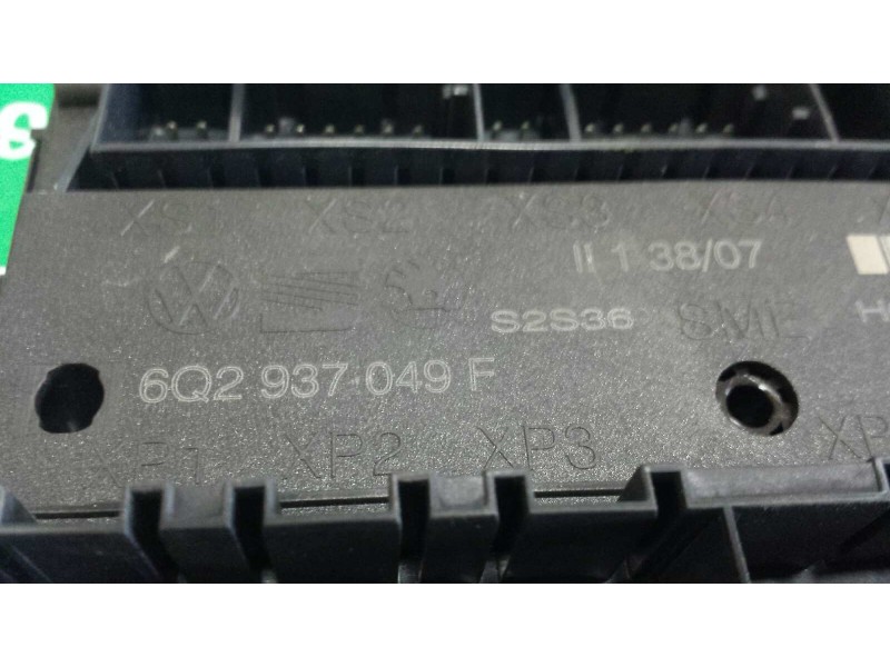 Recambio de caja reles / fusibles para skoda fabia (5j2 ) style referencia OEM IAM 6Q2937049F 5WK48218 SIEMENS