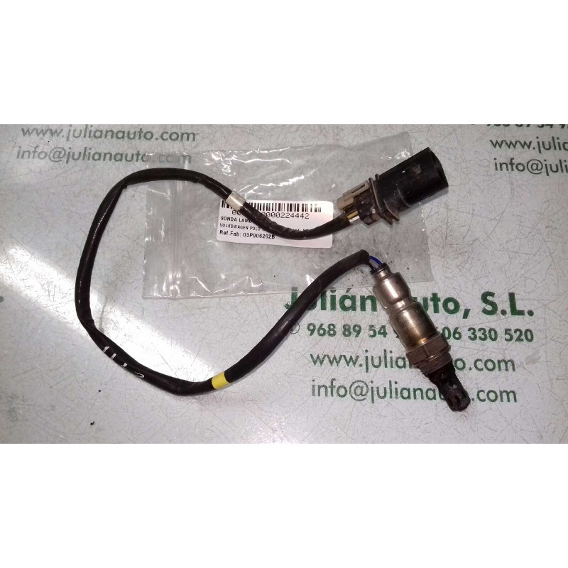 Recambio de sonda lambda para volkswagen polo (6r1) advance referencia OEM IAM 03P906262B  3 + 3 PINES