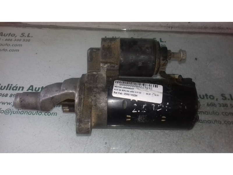 Recambio de motor arranque para audi a6 berlina (4b2) 2.5 tdi referencia OEM IAM 059911023H 0001109021 BOSCH