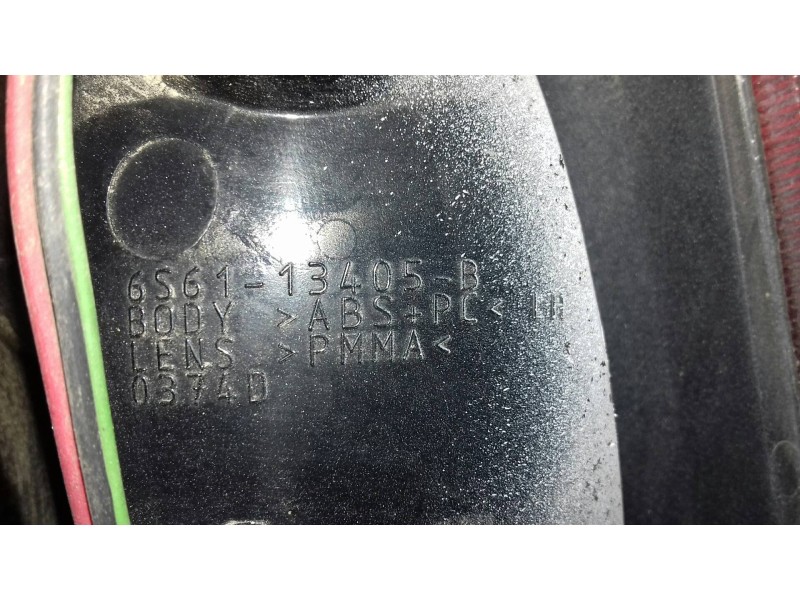 Recambio de piloto trasero izquierdo para ford fiesta (cbk) ambiente referencia OEM IAM 6S6113A603BE  6S6113405B