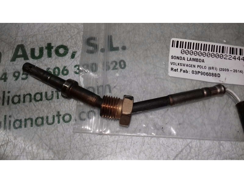 Recambio de sonda lambda para volkswagen polo (6r1) advance referencia OEM IAM 03P906088D  2 PINES