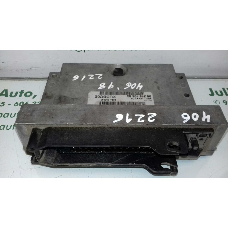Recambio de centralita motor uce para peugeot 406 berlina (s1/s2) sldt referencia OEM IAM 0281001262 9624519580 XUDBC02