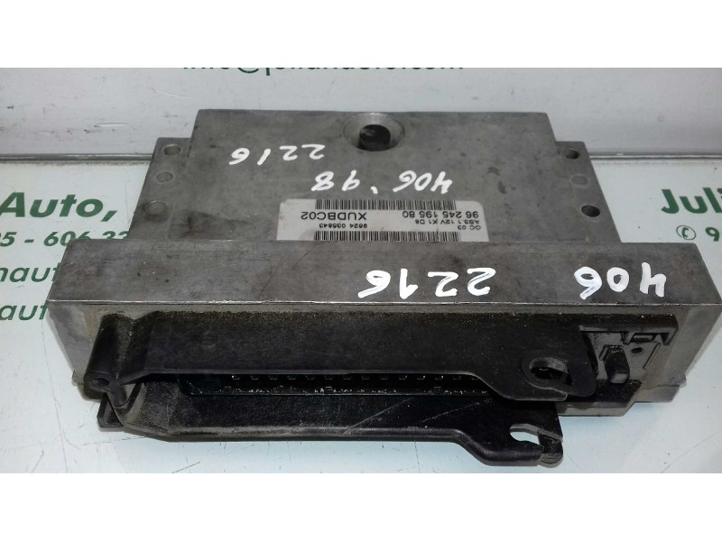 Recambio de centralita motor uce para peugeot 406 berlina (s1/s2) sldt referencia OEM IAM 0281001262 9624519580 XUDBC02