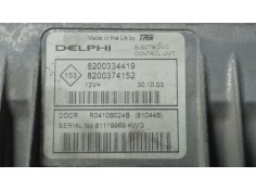 Recambio de centralita motor uce para renault megane ii berlina 5p authentique referencia OEM IAM 8200334419 8200374152 R0410B02 2