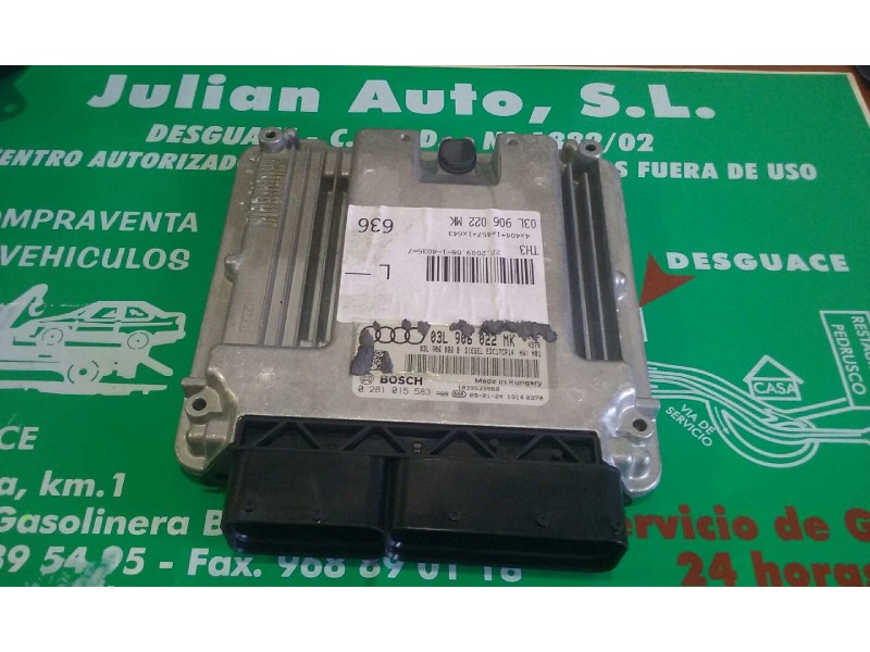 Recambio de centralita motor uce para audi a4 ber. (b8) básico referencia OEM IAM 03L906022MK 0281015583 KIT - BOSCH