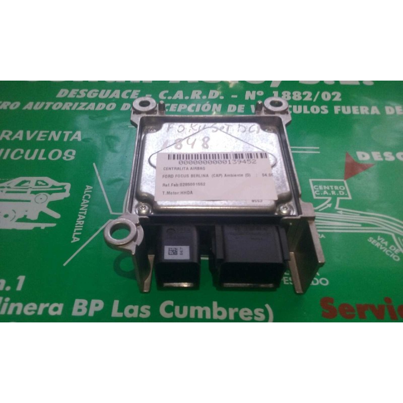 Recambio de centralita airbag para ford focus berlina (cap) ambiente (d) referencia OEM IAM 0285001552 4M5T14B056BF BOSCH