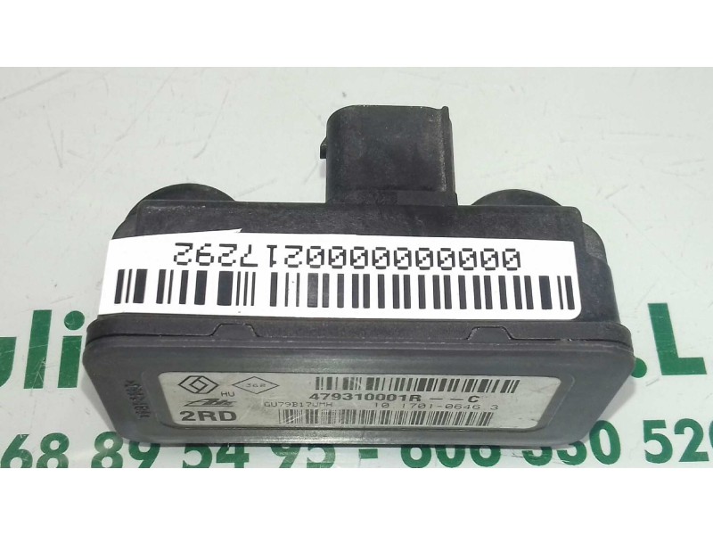 Recambio de modulo electronico para renault megane iii berlina 5 p dynamique referencia OEM IAM 479310001R 10170106463 ATE