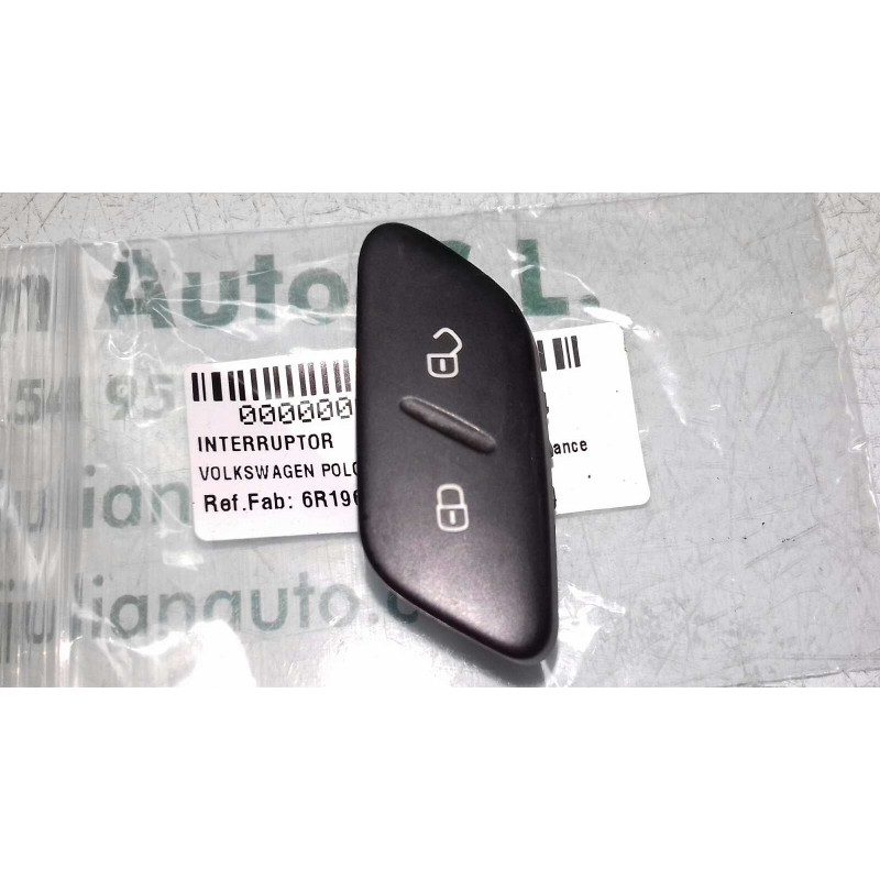 Recambio de interruptor para volkswagen polo (6r1) advance referencia OEM IAM 6R1962125A 4 PINES BLANCO CIERRE CENTRALIZADO