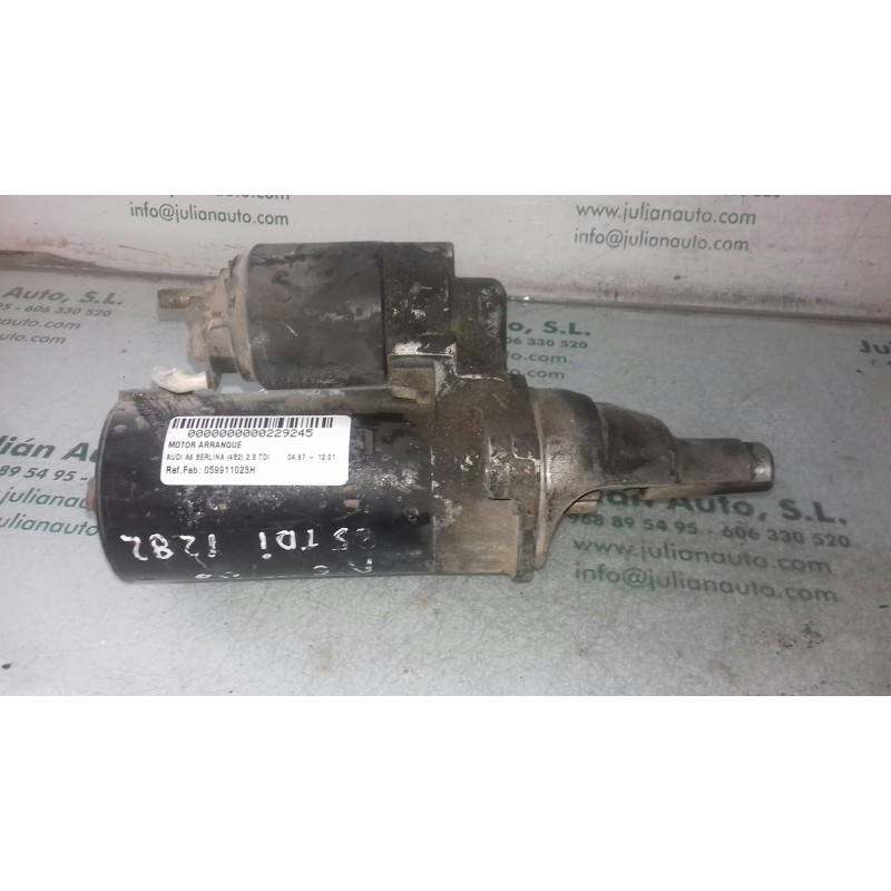 Recambio de motor arranque para audi a6 berlina (4b2) 2.5 tdi referencia OEM IAM 059911023H 0001109021 BOSCH