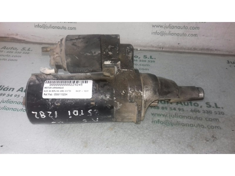 Recambio de motor arranque para audi a6 berlina (4b2) 2.5 tdi referencia OEM IAM 059911023H 0001109021 BOSCH