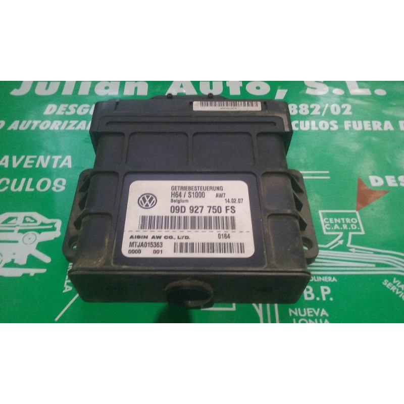 Recambio de centralita cambio automatico para audi q7 (4l) 3.0 tdi referencia OEM IAM 09D927750FS MTJA015363 