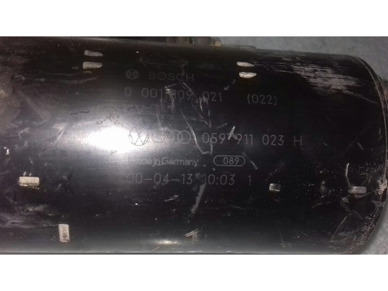 Recambio de motor arranque para audi a6 berlina (4b2) 2.5 tdi referencia OEM IAM 059911023H 0001109021 BOSCH