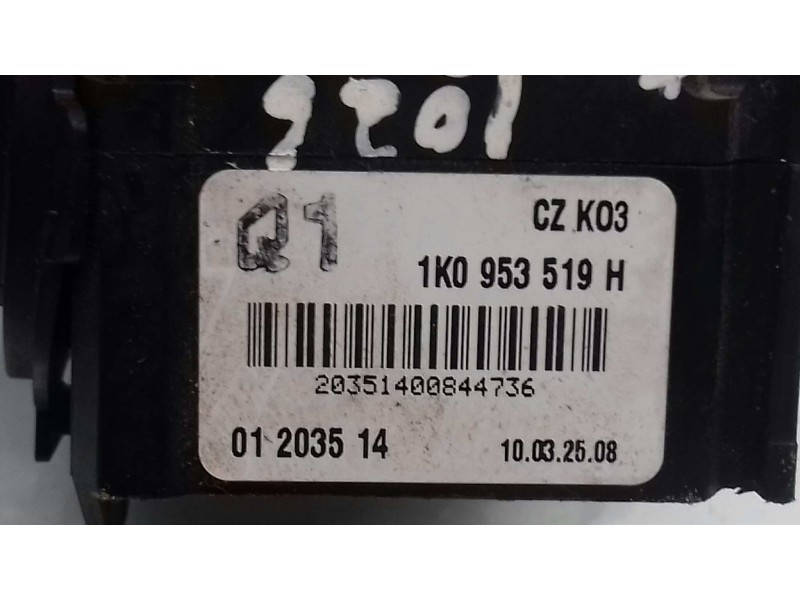 Recambio de mando limpia para volkswagen touran (1t2) advance bluemotion referencia OEM IAM 1K0953519H 01203514 