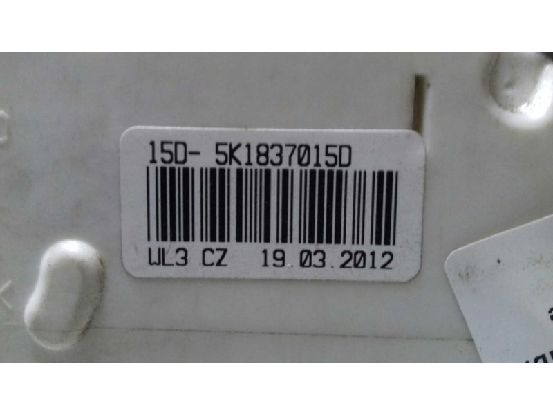 Recambio de cerradura puerta delantera izquierda para volkswagen polo (6r1) advance referencia OEM IAM 5K18370150 7 PINES ELECTR