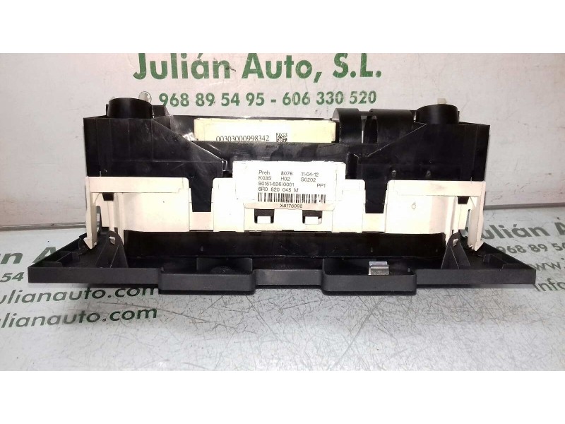 Recambio de mando calefaccion / aire acondicionado para volkswagen polo (6r1) advance referencia OEM IAM 6R0820045M  