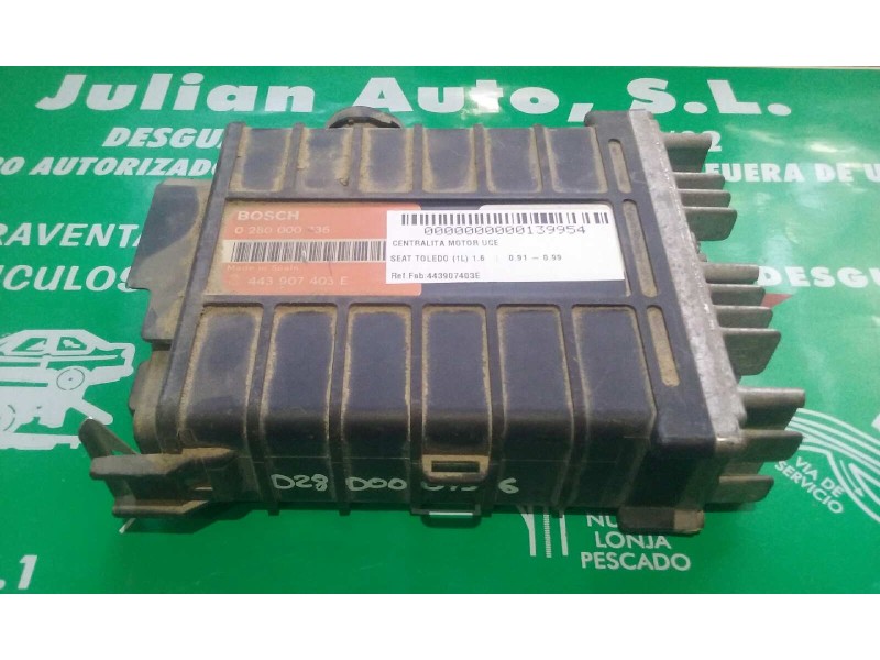 Recambio de centralita motor uce para seat toledo (1l) 1.6 referencia OEM IAM 443907403E 0280000736 BOSCH