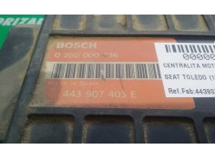 Recambio de centralita motor uce para seat toledo (1l) 1.6 referencia OEM IAM 443907403E 0280000736 BOSCH 2
