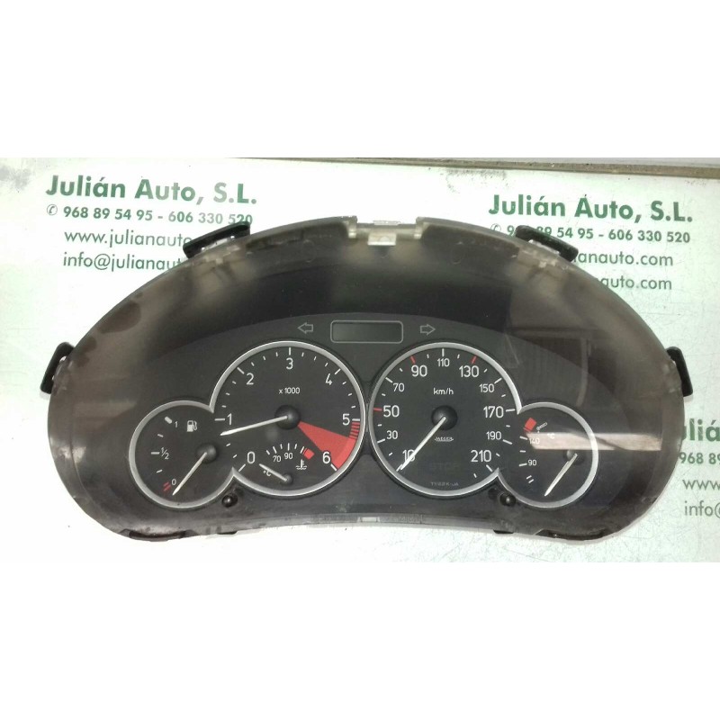 Recambio de cuadro instrumentos para peugeot 206 berlina xs referencia OEM IAM 9656696580 555000301203 9 + 9 PINES