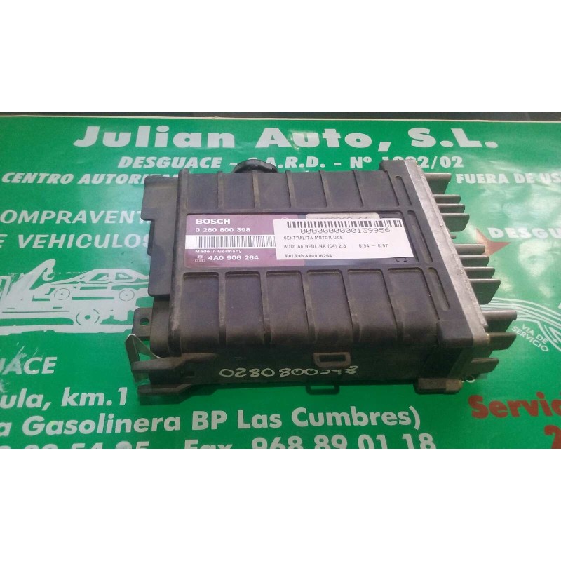 Recambio de centralita motor uce para audi a6 berlina (c4) 2.3 referencia OEM IAM 4A0906264 0280800398 BOSCH