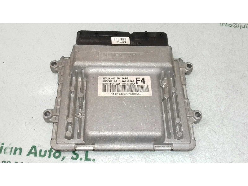 Recambio de centralita motor uce para chevrolet epica lt referencia OEM IAM 96418364F4 5WY1B14G SIM2KD160