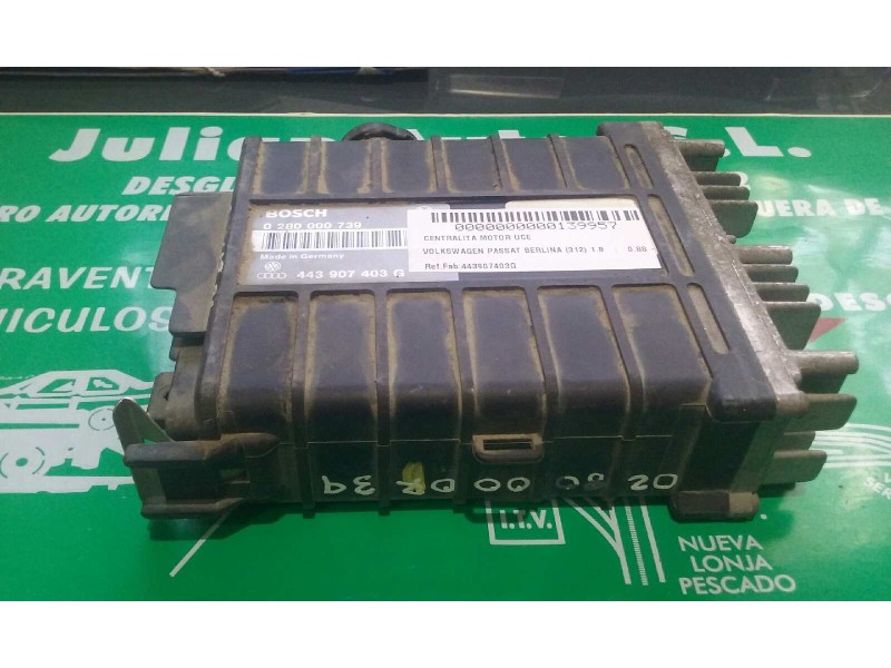 Recambio de centralita motor uce para volkswagen passat berlina (312) 1.8 referencia OEM IAM 443907403G 0280000739 BOSCH