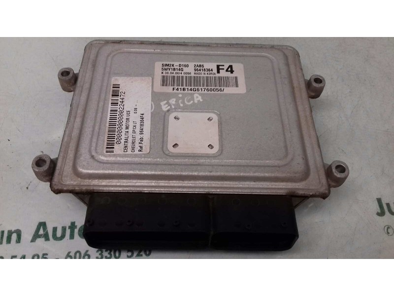 Recambio de centralita motor uce para chevrolet epica lt referencia OEM IAM 96418364F4 5WY1B14G SIM2KD160