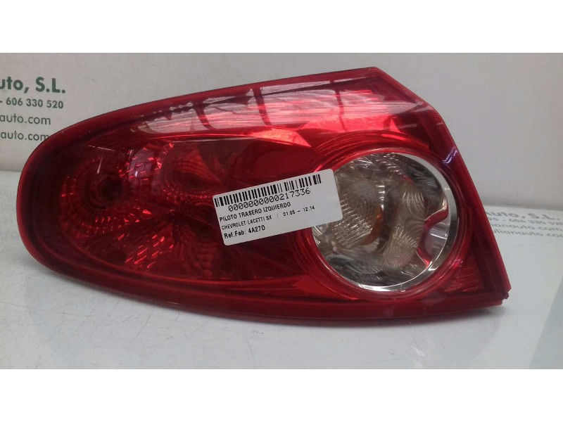 Recambio de piloto trasero izquierdo para chevrolet lacetti sx referencia OEM IAM 4A27D  EXT - ALETA