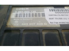 Recambio de centralita motor uce para seat toledo (1l) 1.8 cat (rp) referencia OEM IAM 443907403G 0280000739 BOSCH 2