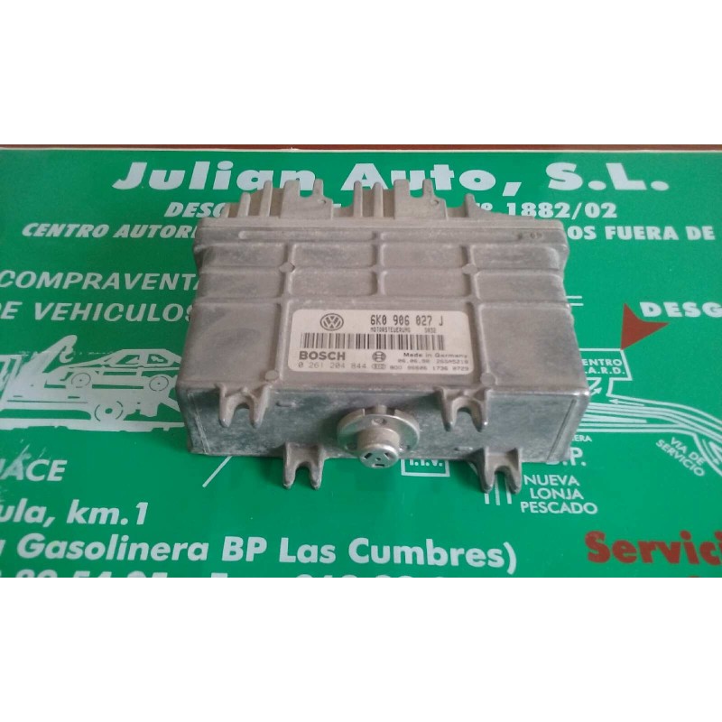 Recambio de centralita motor uce para seat ibiza (6k) 1.4 referencia OEM IAM 6K0906027J 0261204844 BOSCH