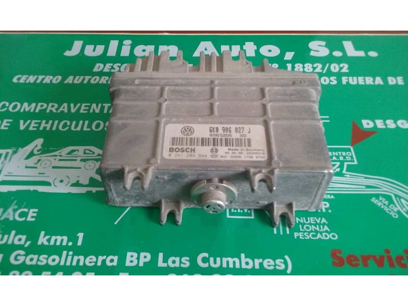 Recambio de centralita motor uce para seat ibiza (6k) 1.4 referencia OEM IAM 6K0906027J 0261204844 BOSCH