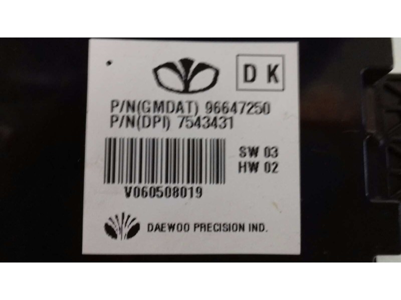 Recambio de pantalla multifuncion para chevrolet epica lt referencia OEM IAM 96647250 7543431 8 + 8 PINES