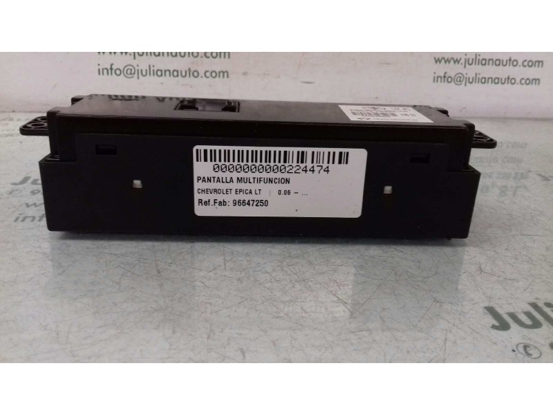 Recambio de pantalla multifuncion para chevrolet epica lt referencia OEM IAM 96647250 7543431 8 + 8 PINES