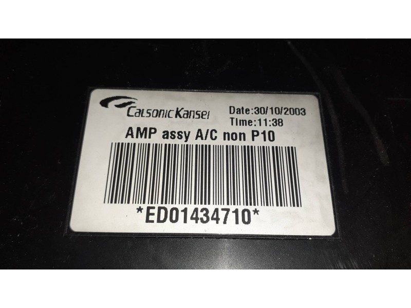 Recambio de centralita aire acondicionado para nissan almera (n16/e) acenta referencia OEM IAM ED01434710  CALSONIC KANSEI