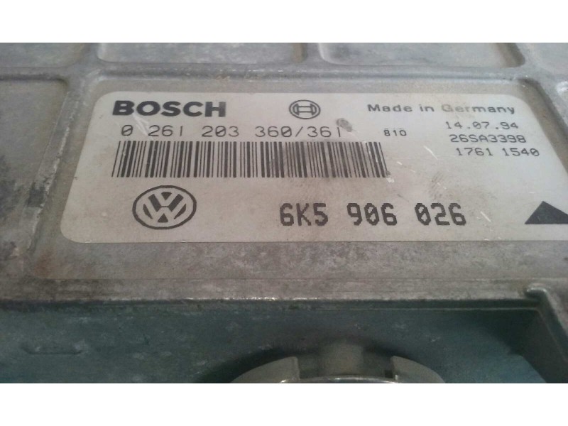 Recambio de centralita motor uce para seat cordoba berlina (6k2) 1.4 referencia OEM IAM 6K5906026 0261203360 / 361 BOSCH