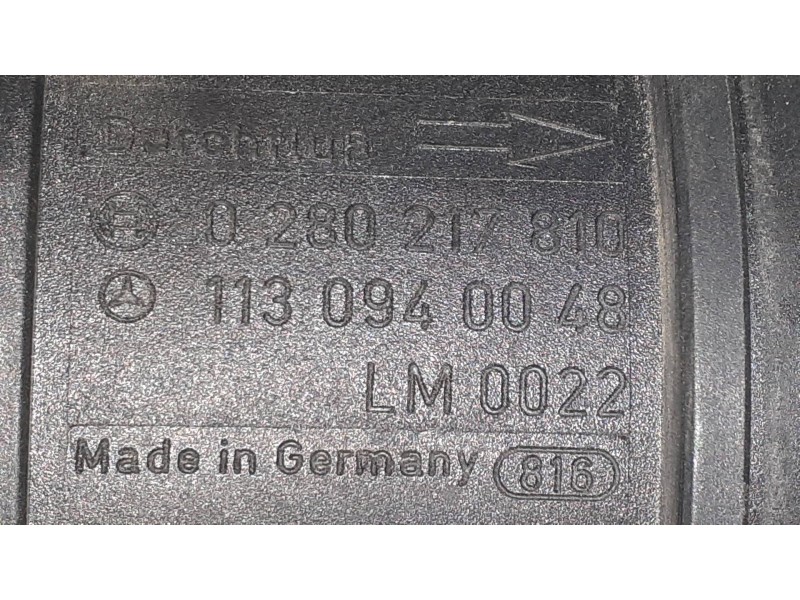 Recambio de caudalimetro para mercedes-benz clase s (w220) berlina 500 (220.075) referencia OEM IAM 1130940048 LM0022 0280217810